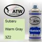 Preview: Subaru, Warm Gray, 3Z2: 400ml Sprühdose, von ATW Autoteile West.